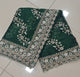 Green Diamond Hand Work New Party Wear Launching Designer saree