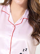 Soft Blush Pink Satin 3pc Nightsuit