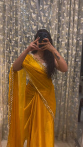 Pure soft Jimmy choo silk sarees with amazing sequins work