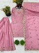 Stunning Heavy Pink Color Sharara Suit