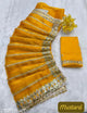 Pure soft Jimmy choo silk sarees with amazing sequence work