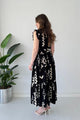 Mayaa printed peplum maxi dress for women