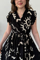 Mayaa printed peplum maxi dress for women